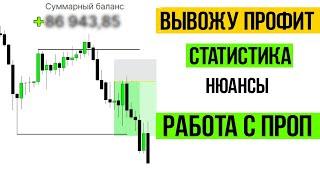 Вывожу профит, Нюансы, Статистика, Cекреты торговли ПРОП аккаунтов