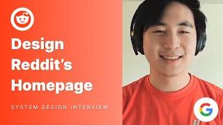 Design Reddit: System Design Mock Interview