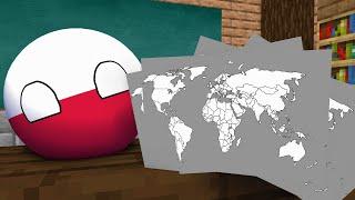 Countryballs School: Map of World Test (Minecraft Animation)