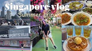 SINGAPORE travel vlog ️| famous architecture, traditional cuisine,  exploring the city, ...