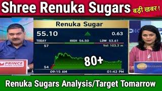 Shree Renuka Sugars latest news,buy or sell ?shree renuka sugars stock analysis,target tomarrow