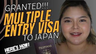 WE'RE GRANTED MULTIPLE ENTRY TO JAPAN!!! ️ | How to apply for Japan Tourist Visa 2023,