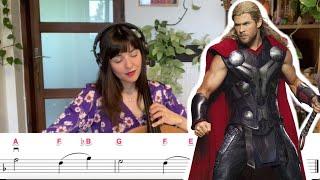 Thor - A New King Theme (easy cello sheet music)