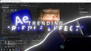 TRENDING RIPPLE  EFFECT | After Effects TUTORIAL