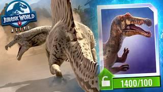 THIS SPINOSAURUS IS IN A JURASSIC GAME?!? - Jurassic World Alive