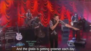 OneRepublic - All The Right Moves (Live At Ellen Show) - Video with Lyrics/Subtitles