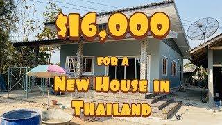 Building a Brand New House in Thailand for $16,000 USD