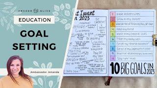 How To Set And ACHIEVE YOUR GOALS In 2023 | Bullet Journal Goal Setting