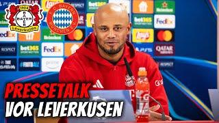 LIVE  Goretzka & Kompany im Pressetalk vor Bayer Leverkusen - FC Bayern | Champions League