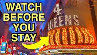 FOUR QUEENS hotel casino Las Vegas - Watch this before you stay there!