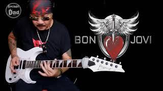 #LIVIN ON A PRAYER#BONJOVI#GUITAR COVER#ROCKERDAD#