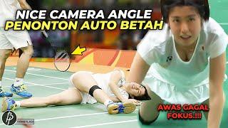 Tau Aja Cara Bikin Penonton Betah..!! ini yg Terjadi Ketika Kameramen Nakal Badminton Beraksi