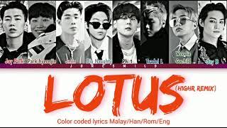 LOTUS Remix - 박재범, PARK HYEON JIN, JMIN, BIG Naughty, pH-1, TRADE L, Woodie Gochild, JAY B lyrics