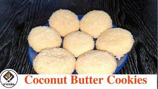 Coconut Butter Cookies | Bakery Style Coconut Cookies | Eggless Coconut Cookies | GP KITCHEN