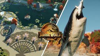 MEGA Megalodon Lagoon Build! | Jurassic World Evolution 2 Sandbox Park Build