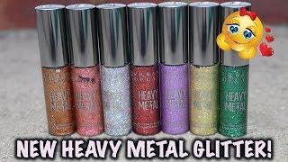 REVIEW: NEW Urban Decay Heavy Metal Glitter Collection - GLITTER EYELINERS!