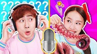 [지니vs강이] ASMR 사운드 퀴즈 대결 챌린지 Asmr Sound Challenge