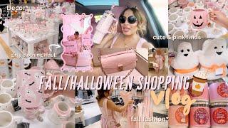 Fall/Halloween Shop with Me at TJ Maxx, Marshalls & The Mall | 2024 Seasonal Decor