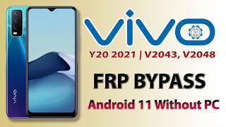 Vivo Y20 2021 FRP Bypass Without PC 2022 | Vivo V2043 Google Account Remove Android 11