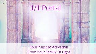 1 1 Portal 2023 | Light Language Activation | Soul Purpose Initiation