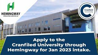 Apply To Cranfiled University Through Hemingway | #ukstudy #uk #ukuniversities #unitedkingdom