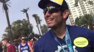 Gerald Anderson 42K Run LA Marathon 2017