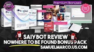 SaiyBot Review, Demo & OTO  | Innovative WP Plugin SaiyBot