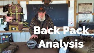 Back Pack Analysis