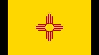 Flag of New Mexico. USA.
