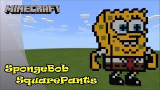 Minecraft: Pixel Art Tutorial and Showcase: SpongeBob SquarePants