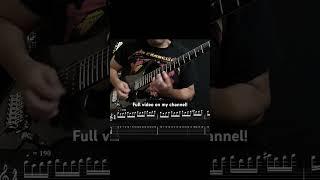 Quick Harmonic Minor Lick  with Tabs #guitar #guitartutorial #guitarlesson #harmonicminor