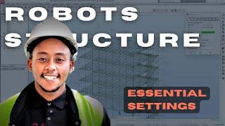 Make these settings in new project of Robot Structural Analysis