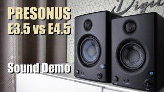 Presonus Eris E3.5 vs Presonus Eris E4.5  ||  Sound Demo w/ Bass Test