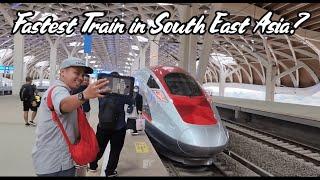 The First & Fastest Train in South East Asia? The Indonesia Bullet Train Whoosh!