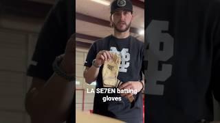 LA SE7EN Top Grain Cowhide Leather Batting Gloves.