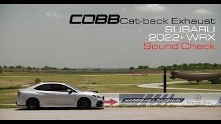 COBB Tuning - Sound Check - 2022+ (VB) Subaru WRX Stainless Steel Cat-Back Exhaust