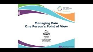 Managing Pain - One Person's POV