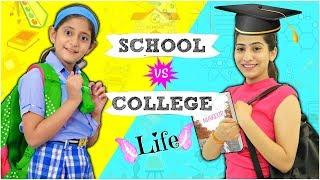 STUDENT LIFE - School vs College ...| #Fun #Sketch  #RolePlay #Anaysa #MyMissAnand
