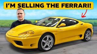 WHY I'M FORCED TO SELL THE FERRARI! (PLUS, DREAM GARAGE TOUR)