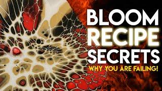 #26 Bloom Recipe Secrets | Shelee Art Technique | Acrylic Pouring