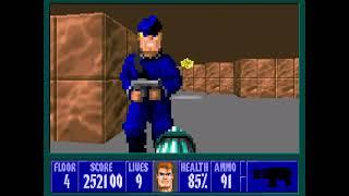 Mein Leben! - [ Wolfenstein 3D Mod ] - E1M4 (2024) | 4K/60