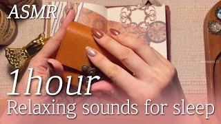  1 hour ASMR for sleep 수면용 편안한 소리 다꾸 모음 35 relaxing sounds #papertherapy #scrapbooking