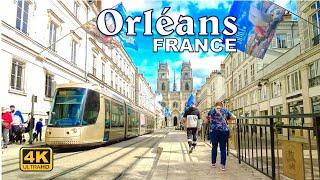 Orléans, France - City Walk (4K UHD)