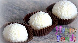 How to make homemade Coconut Raffaello Balls | HappyFoods