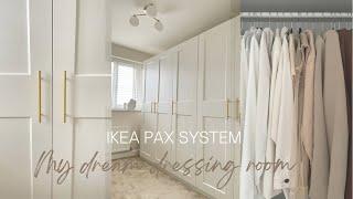 IKEA PAX WARDROBE SYSTEM | designing and building dream dressing room wardrobes!