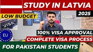 Study in Latvia 2025 without IELTS | Latvia Schengen VISA Process from Pakistan | High VISA Ratio