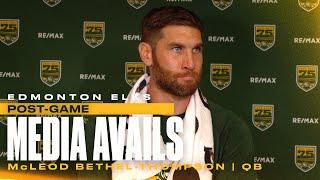 "Stare it down" | QB McLeod Bethel-Thompson | ️ POSTGAME | 14.07.24