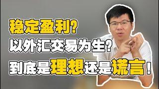 稳定盈利？以外汇交易为生？到底是理想还是无法实现的谎言