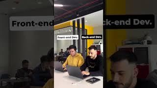 front-end developer vs backend developer| #developer #frontenddeveloper #backenddeveloper #backend