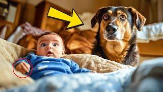 BABY IM ALTER VON 6 MONATEN HÖRT PLÖTLICH AUF SICH ZU BEWEGEN… DANN MACHT DER HUND DAS UND LÄSST
